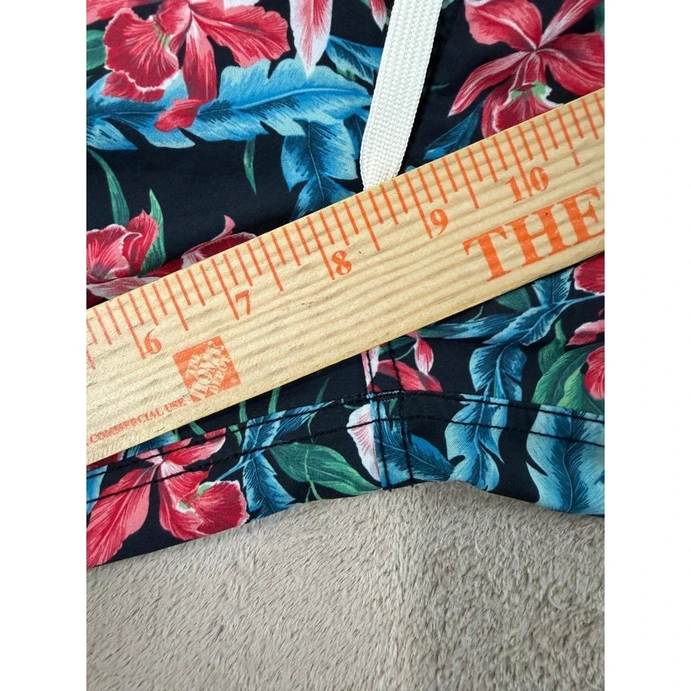 Fair‎ Harbor Swim trunks Shorts Men's XL Colorful Botanical Print AOP Lined EUC